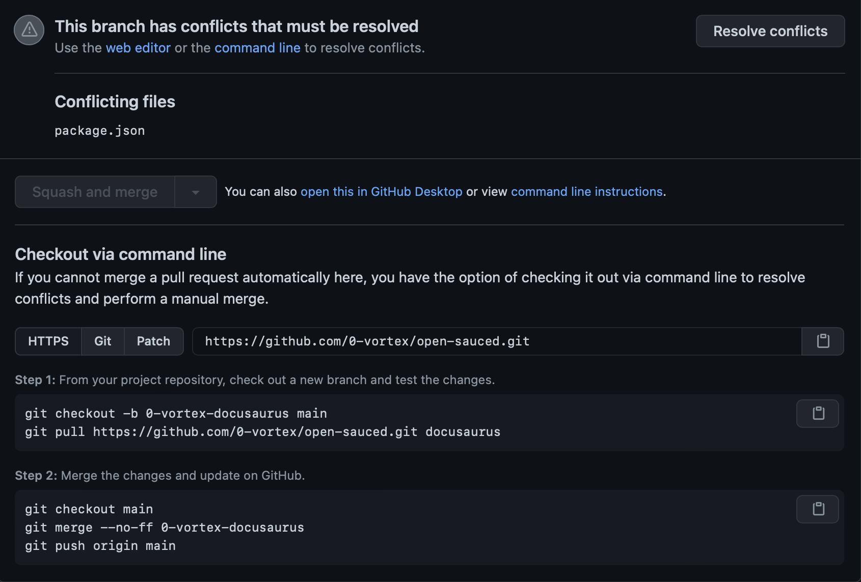 don&#39;t resolve conflicts like this